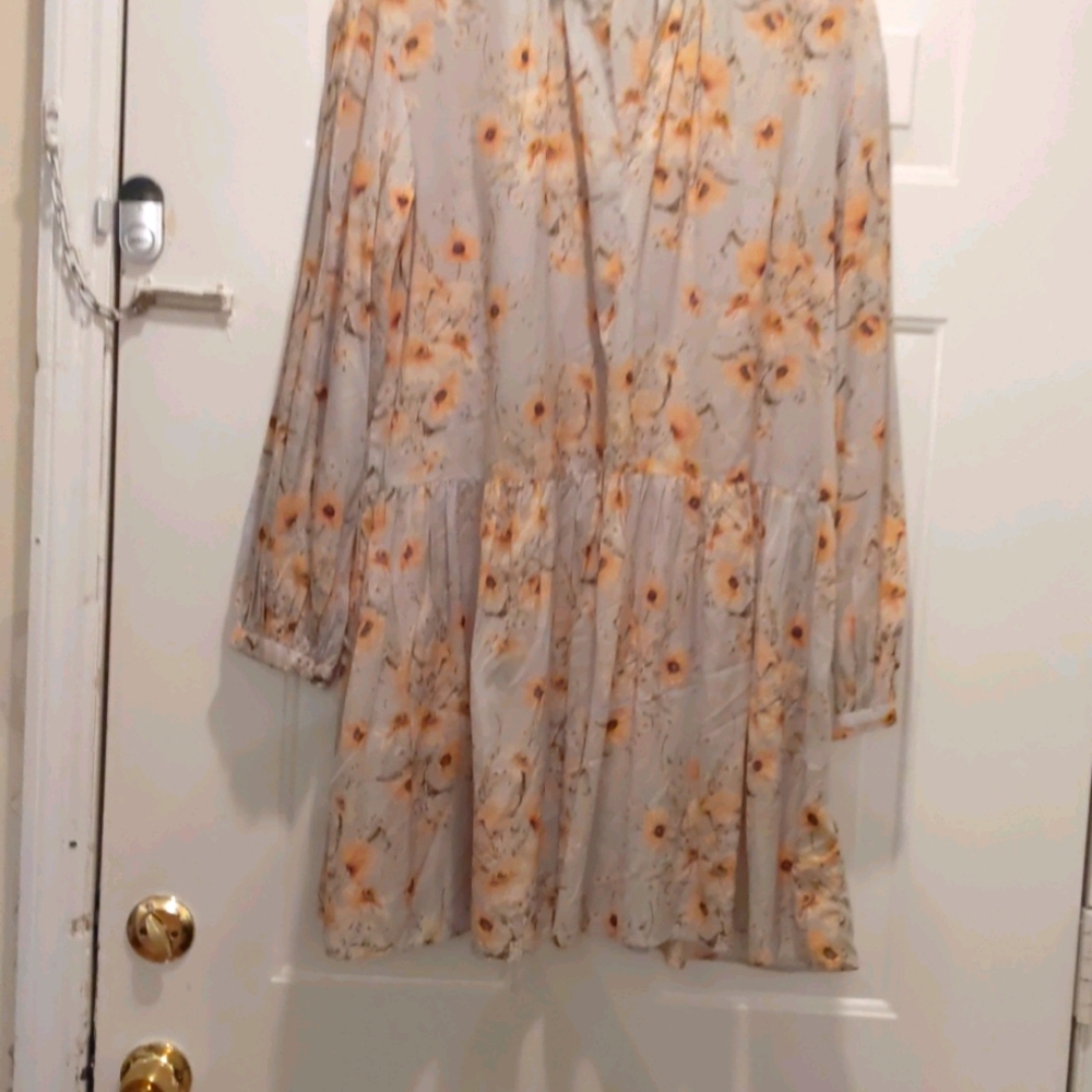 Dress flower print